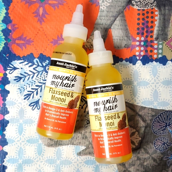 Aunt Jackies Hair Beauty Bundle Aunt Jackies Flaxseed Monoi Oil